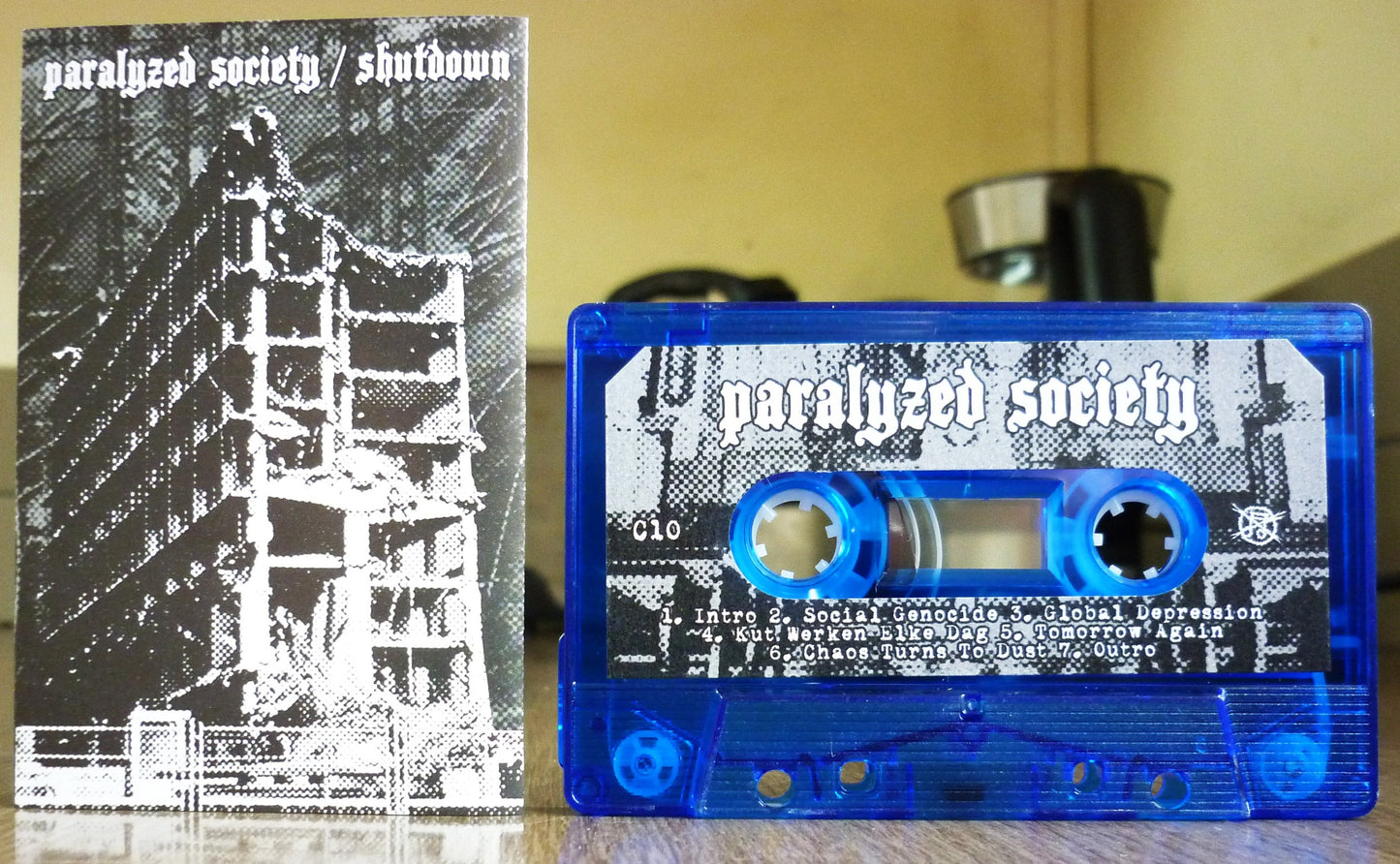 PARALYZED SOCIETY / SHUTDOWN - Split Tape