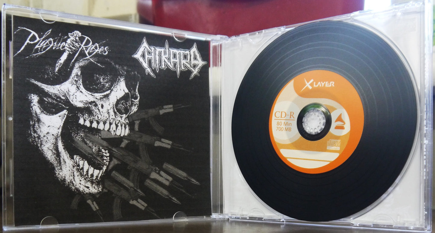 PLAGUE RAGES / CHIKARA - Split CD-r