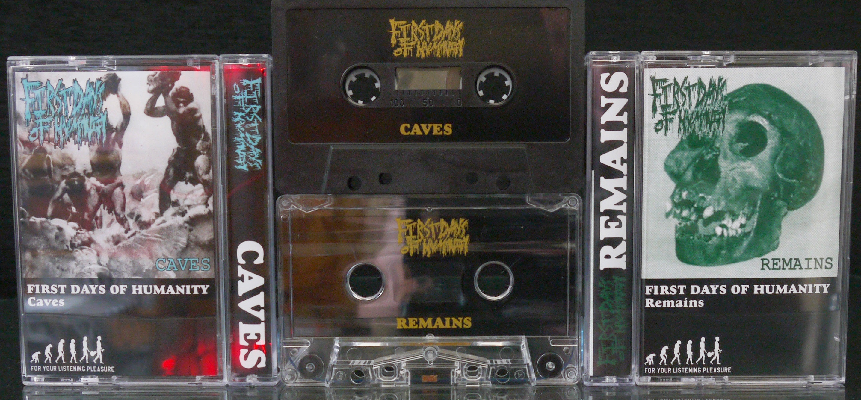 FIRST DAYS OF HUMANITY - Caves/Remains Tape – grindfather.prod