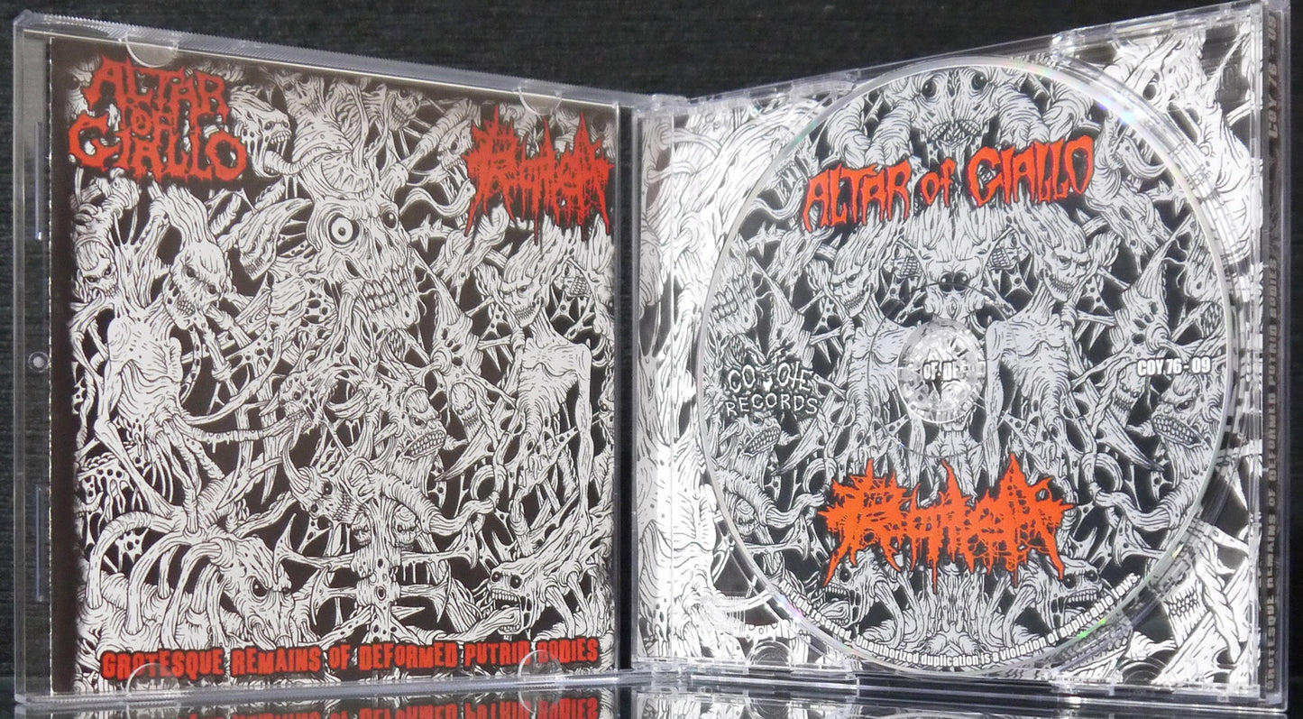 ALTAR OF GIALLO / PROCTALGIA - Split CD