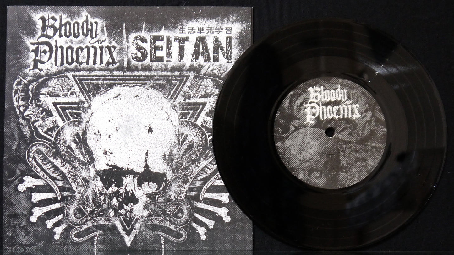 BLOODY PHOENIX / SEITAN - Split 7"