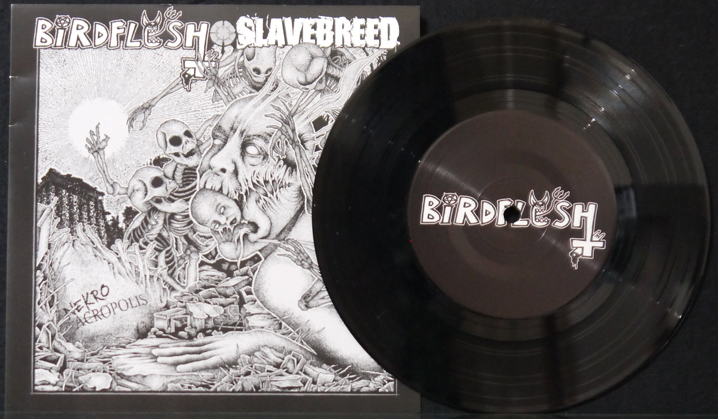 BIRDFLESH / SLAVEBREED - Split 7"