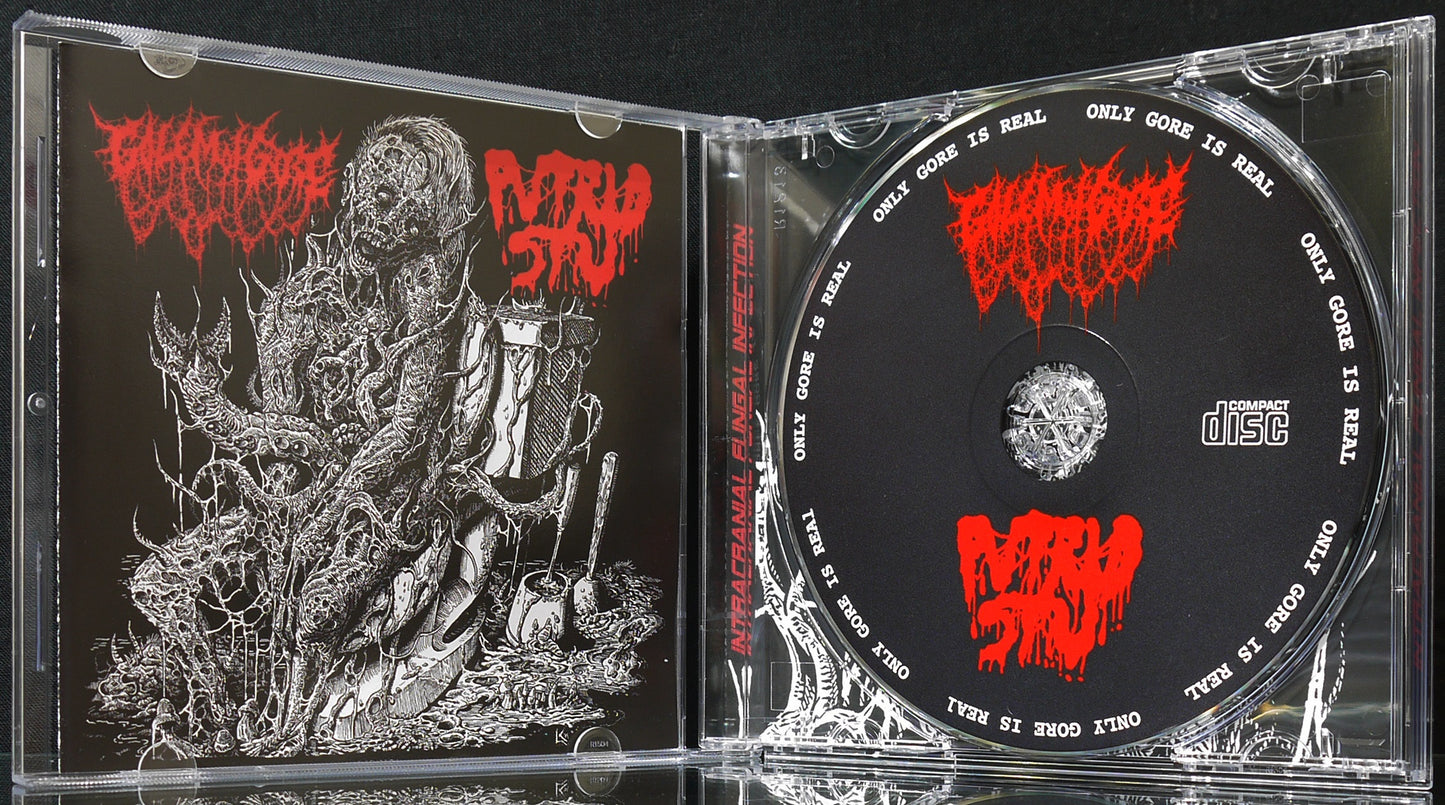 GOLEM OF GORE / PUTRID STU - Split CD