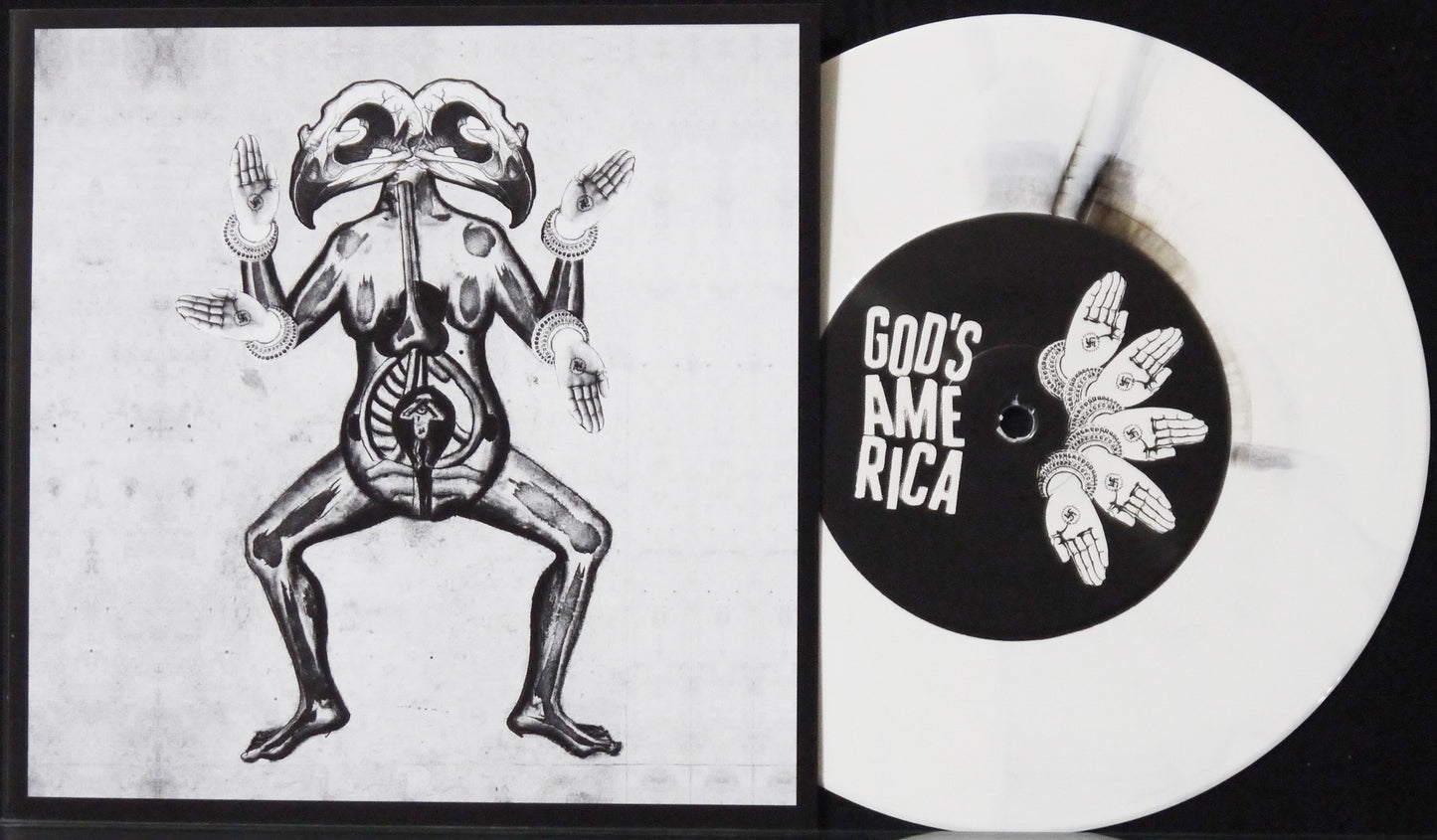 GOD'S AMERICA / MOOM - Split 7"