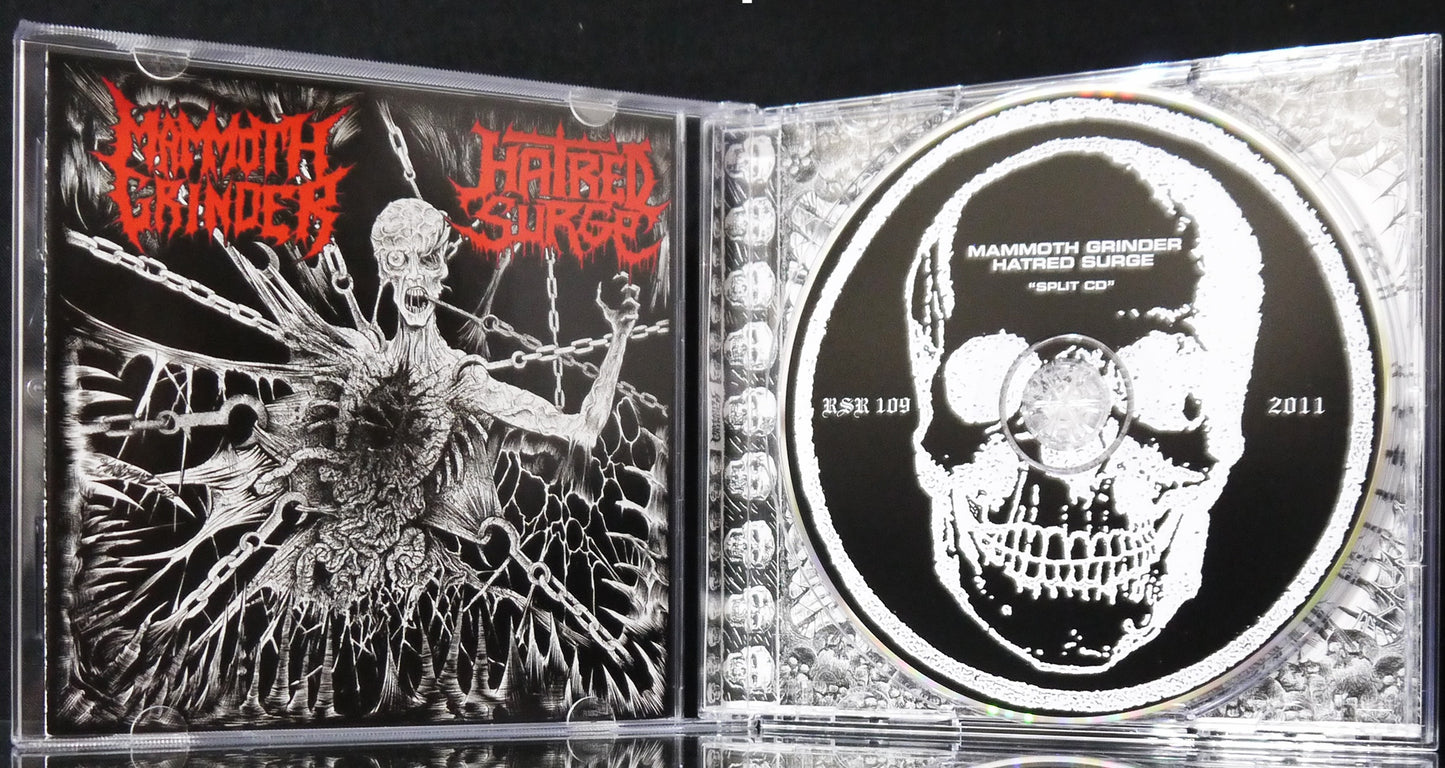 MAMMOTH GRINDER / HATERD SURGE - Split CD