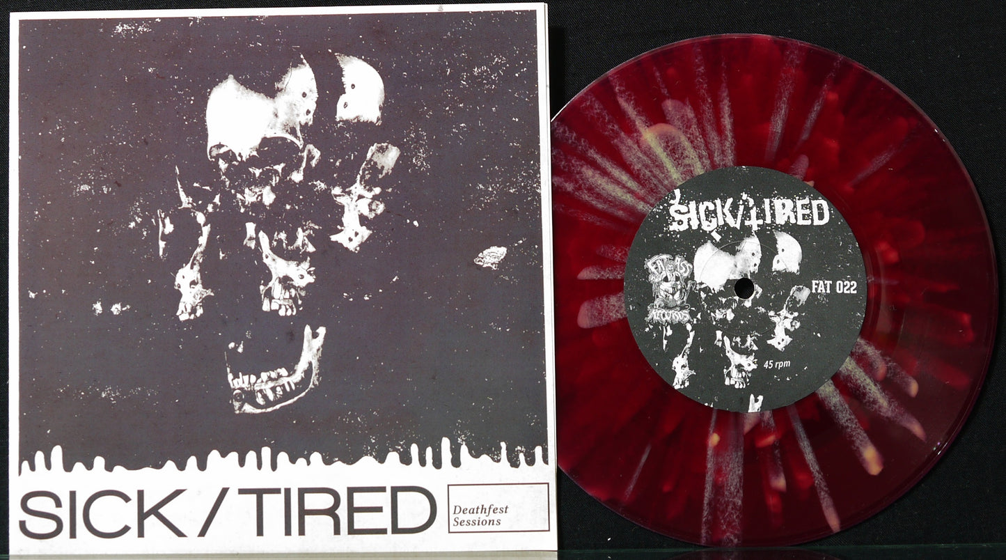 SICK/TIRED / LYCANTHROPHY - Split 7"