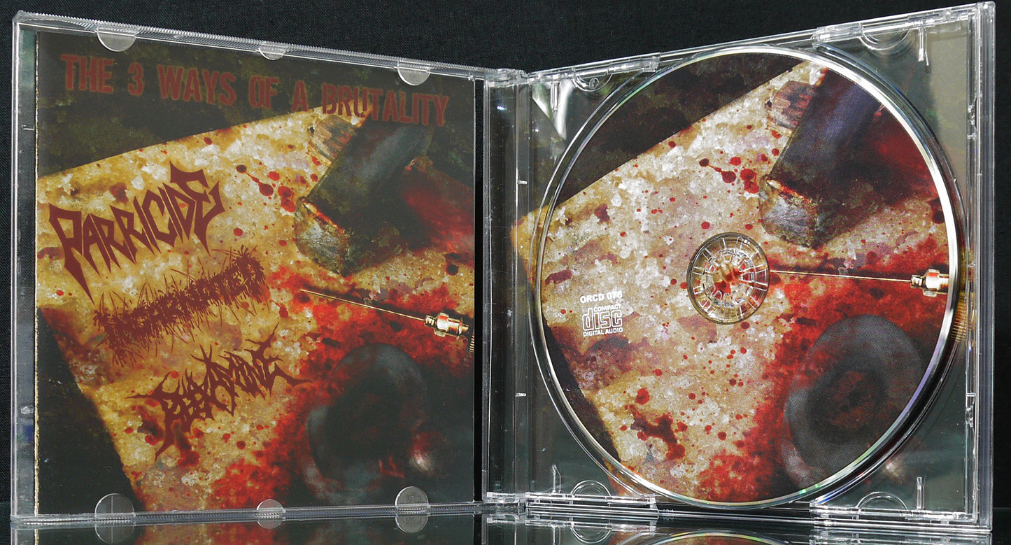 PARRICIDE / INCARNATED / REEXAMINE - 3 Way Split CD