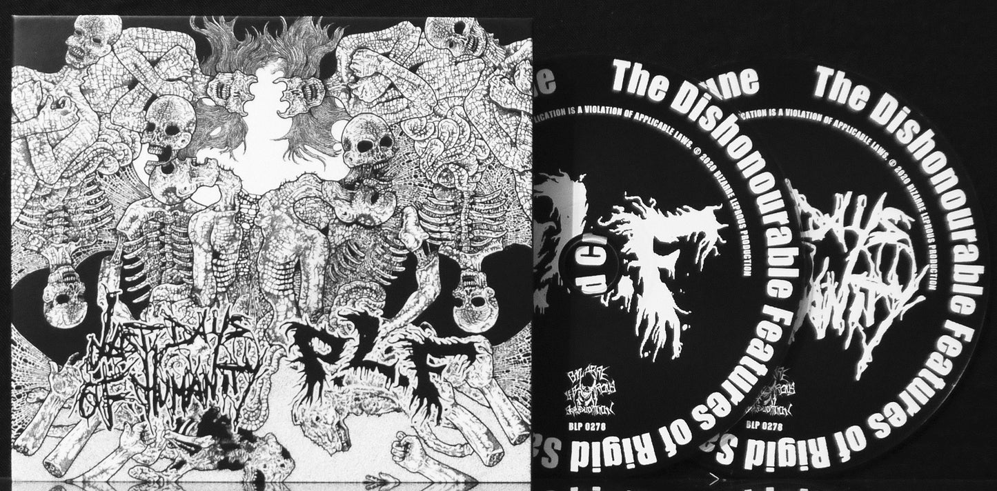 P.L.F / LAST DAYS OF HUMANITY - Split DigiCD Double