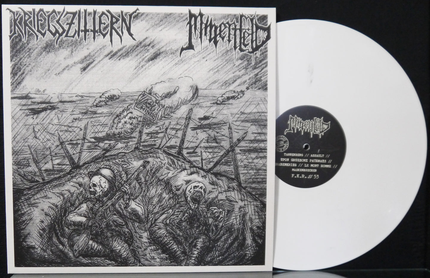 MINENFELD / KRIEGSZITTERN - Split 12"