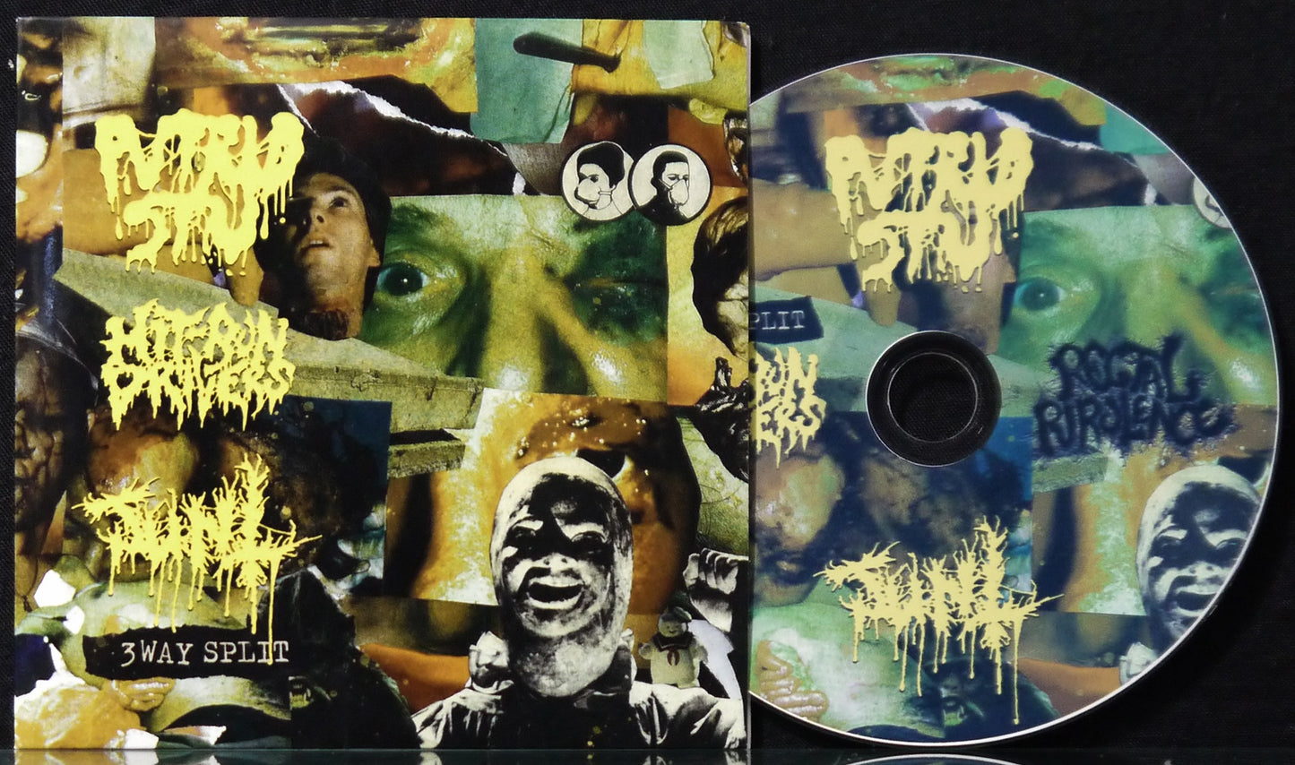 HIT-RUN DRIVERS / JUNT / PUTRID STU - 3 Way Split ProCDr
