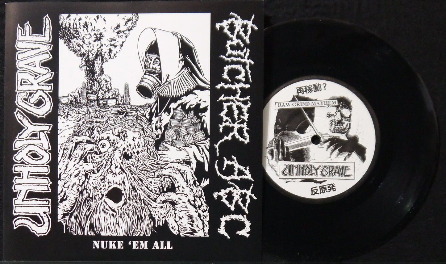 UNHOLY GRAVE / BUTCHER ABC - Split 7"