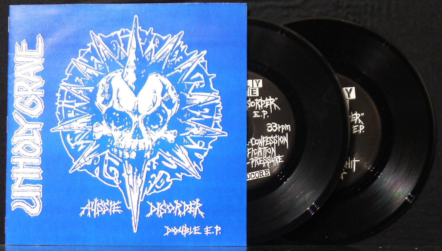 UNHOLY GRAVE - Aussie Disorder Double E.P. - 2x7''
