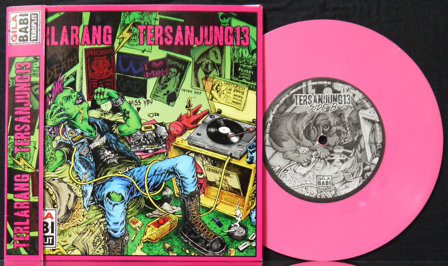 TERSANJUNG 13 / TERLARANG - Split 7"