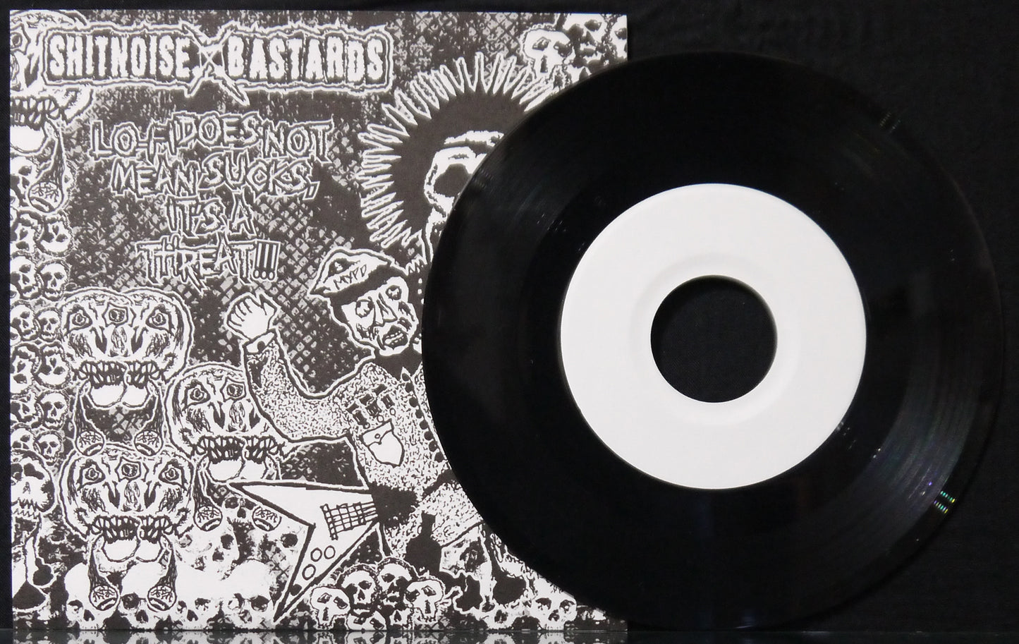 SHITNOISE BASTARDS - Lo-fi Does Not Mean Sucks, It's A Threat 7"