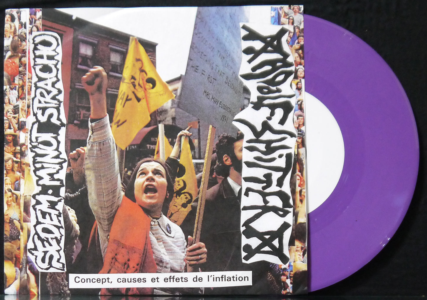 SEDEM MINUT STRACHU / ADOLF SHITTER - Split 7"