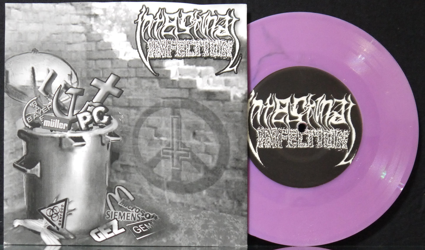 INTESTINAL INFECTION / SLAPENDEHONDEN - Split 7"