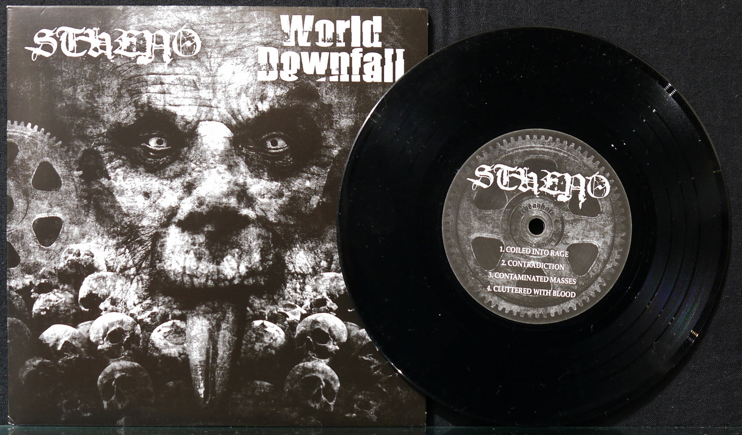 STHENO / WORLD DOWNFALL - Split 7"