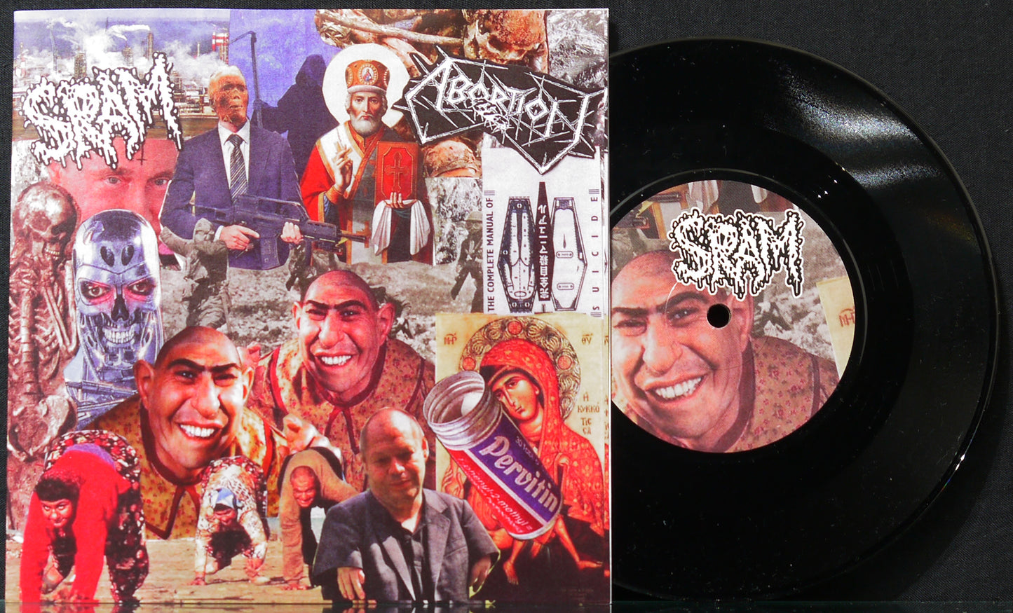 ABORTION / SRAM - Split 7"