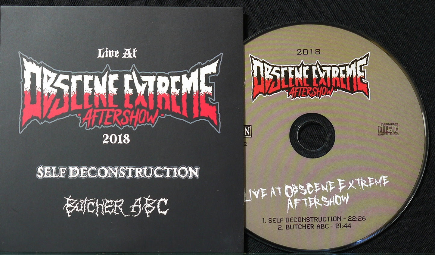 BUTCHER ABC / SELF DECONSTRUCTION - Split Live CD