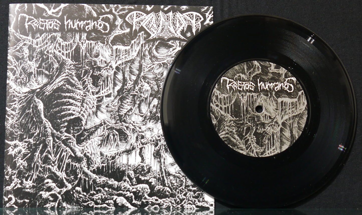 RESTOS HUMANOS / PAGANIZER - Split 7"