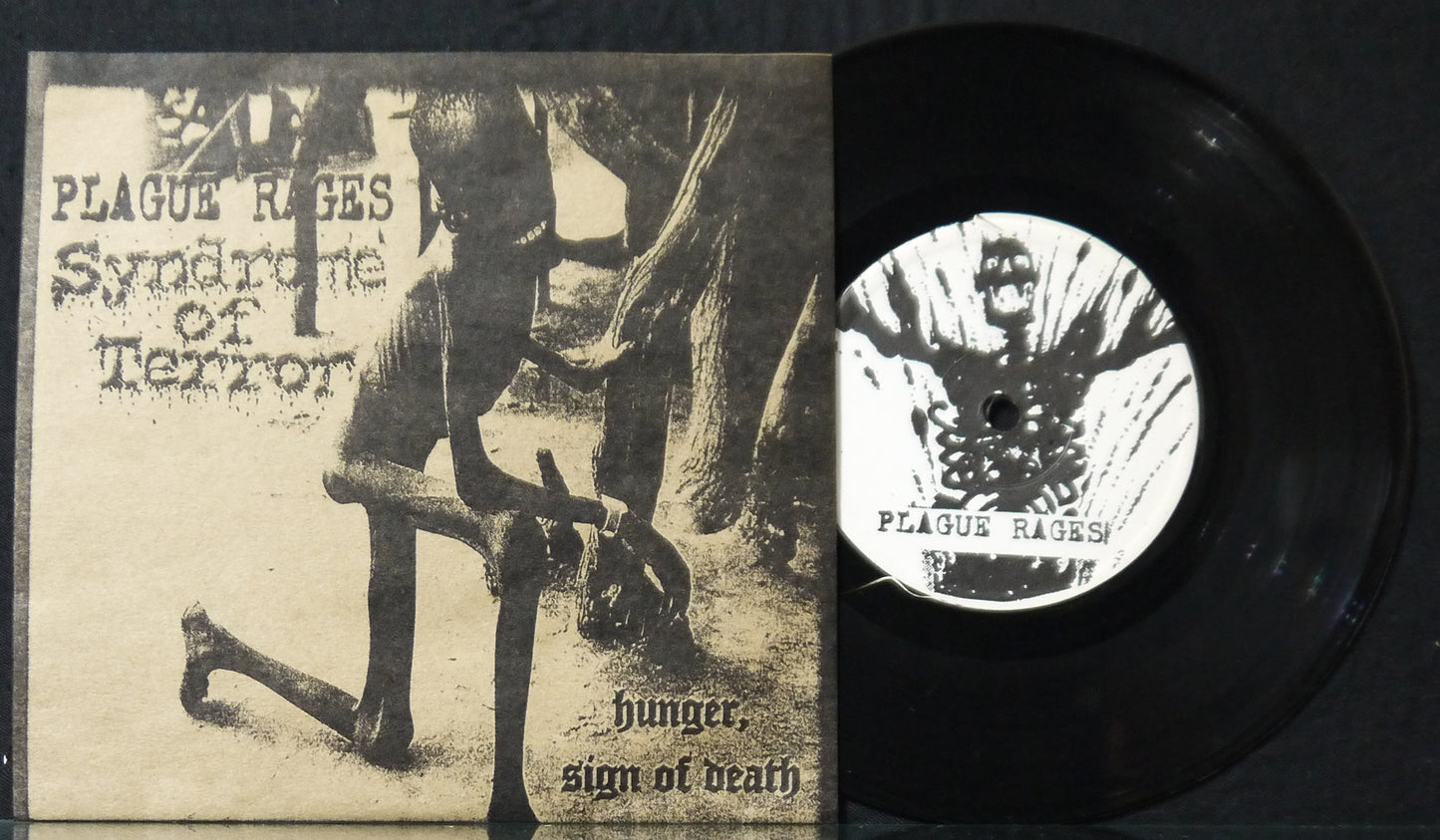 PLAGUE RAGES / SYNDROME OF TERROR - Split 7"
