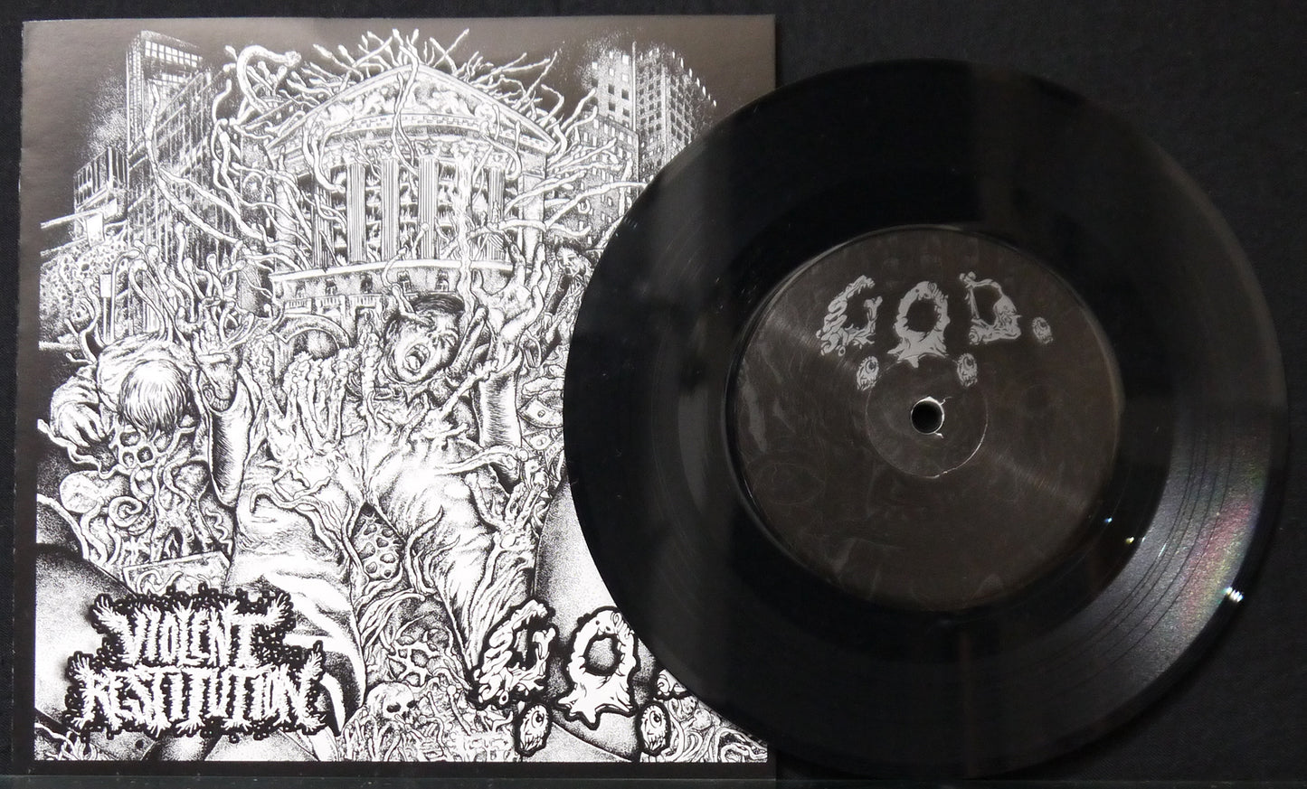 G.O.D. / VIOLENT RESTITUTION - Split 7"