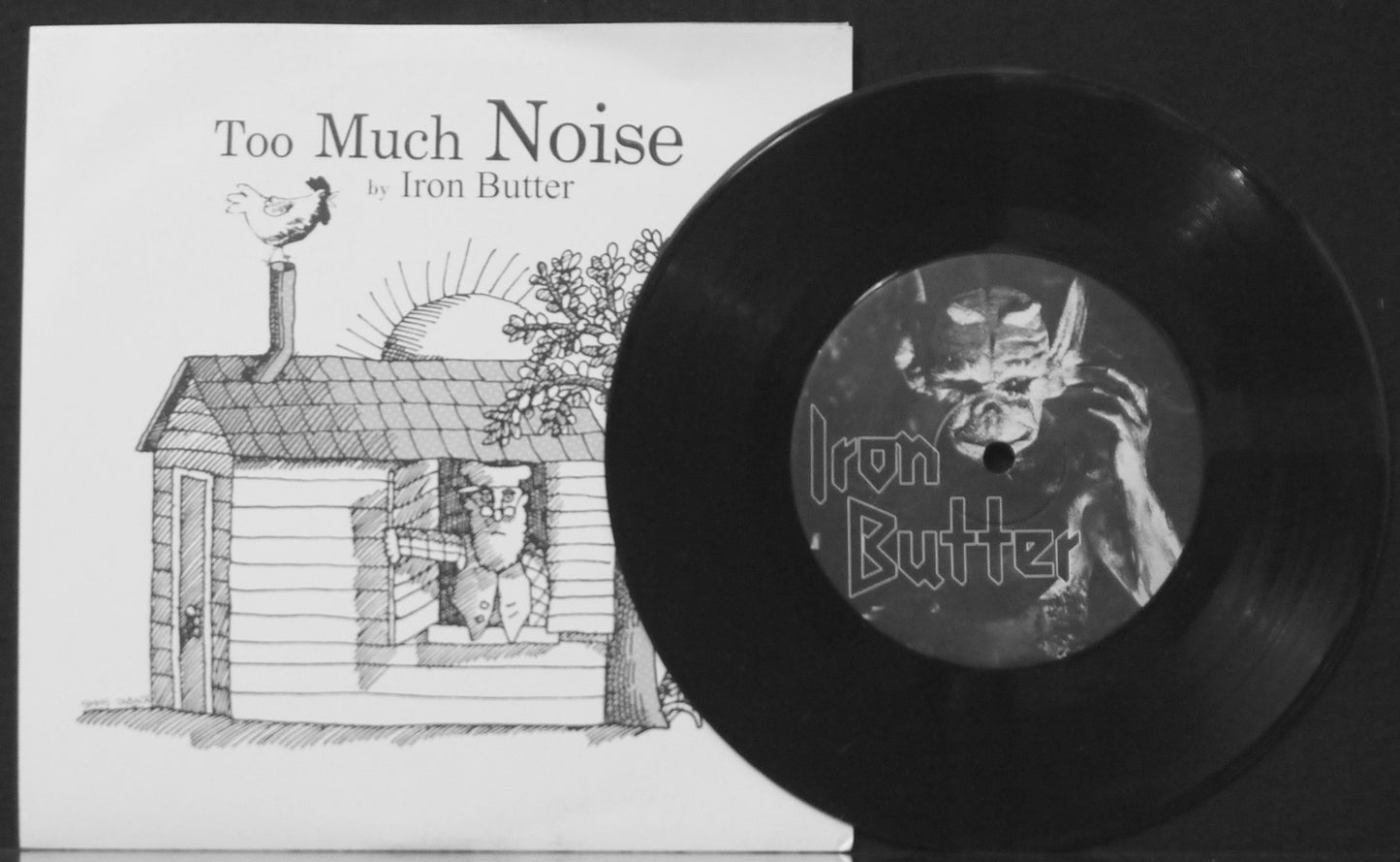 IRON BUTTER / GORGONIZED DORKS - Split 7"