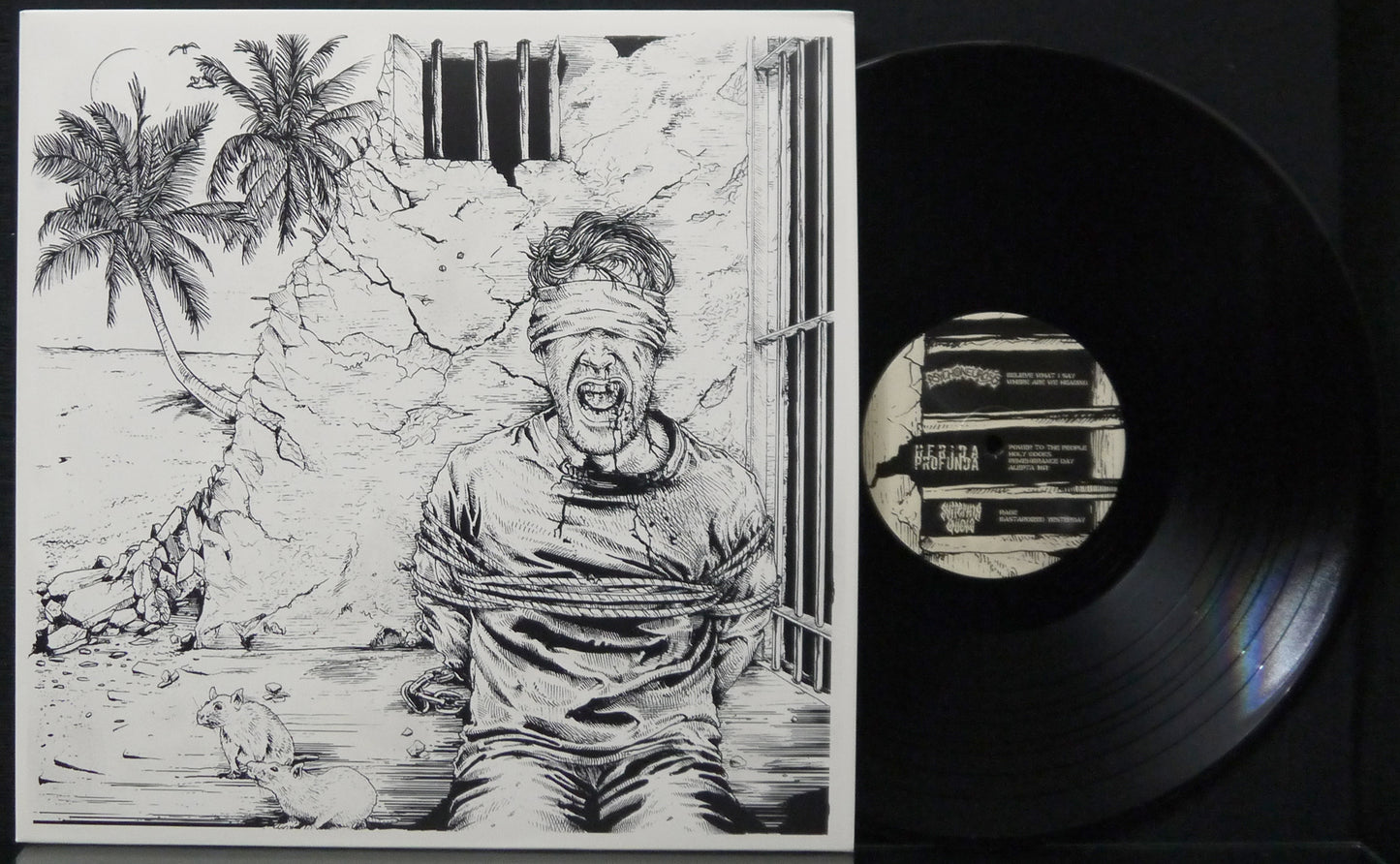 PSYCHONEUROSIS / HERIDA PROFUNDA / SUFFERING QUOTA - 3 way Split 12" S/Sided Etched