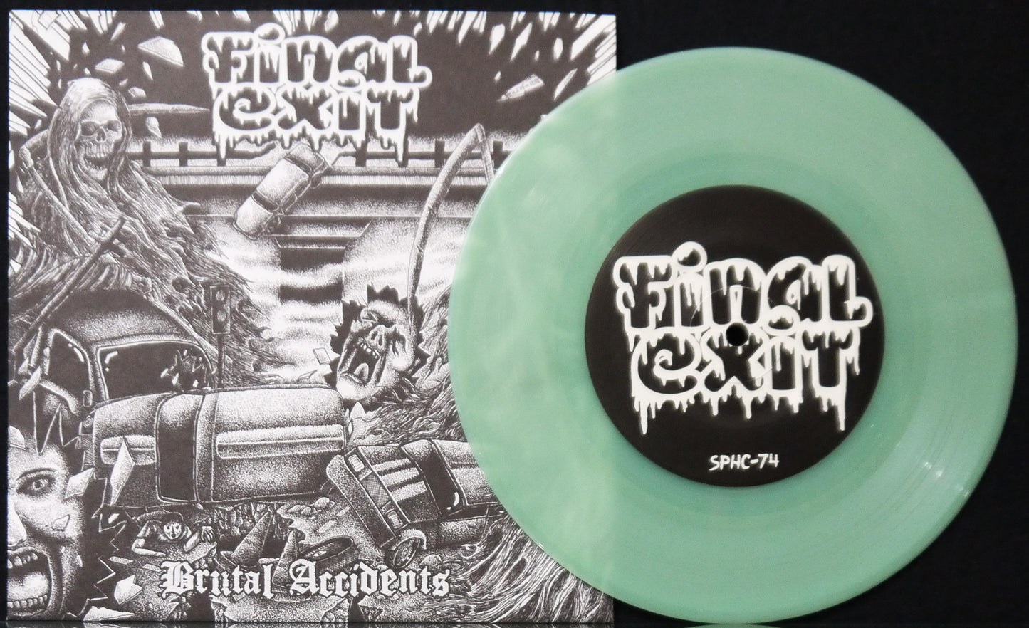 FINAL EXIT / SEDEM MINUT STRACHU - Split 7"