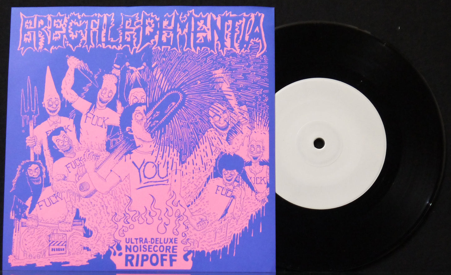 ERECTILE DEMENTIA / SEDEM MINUT STRACHU - Split 7"