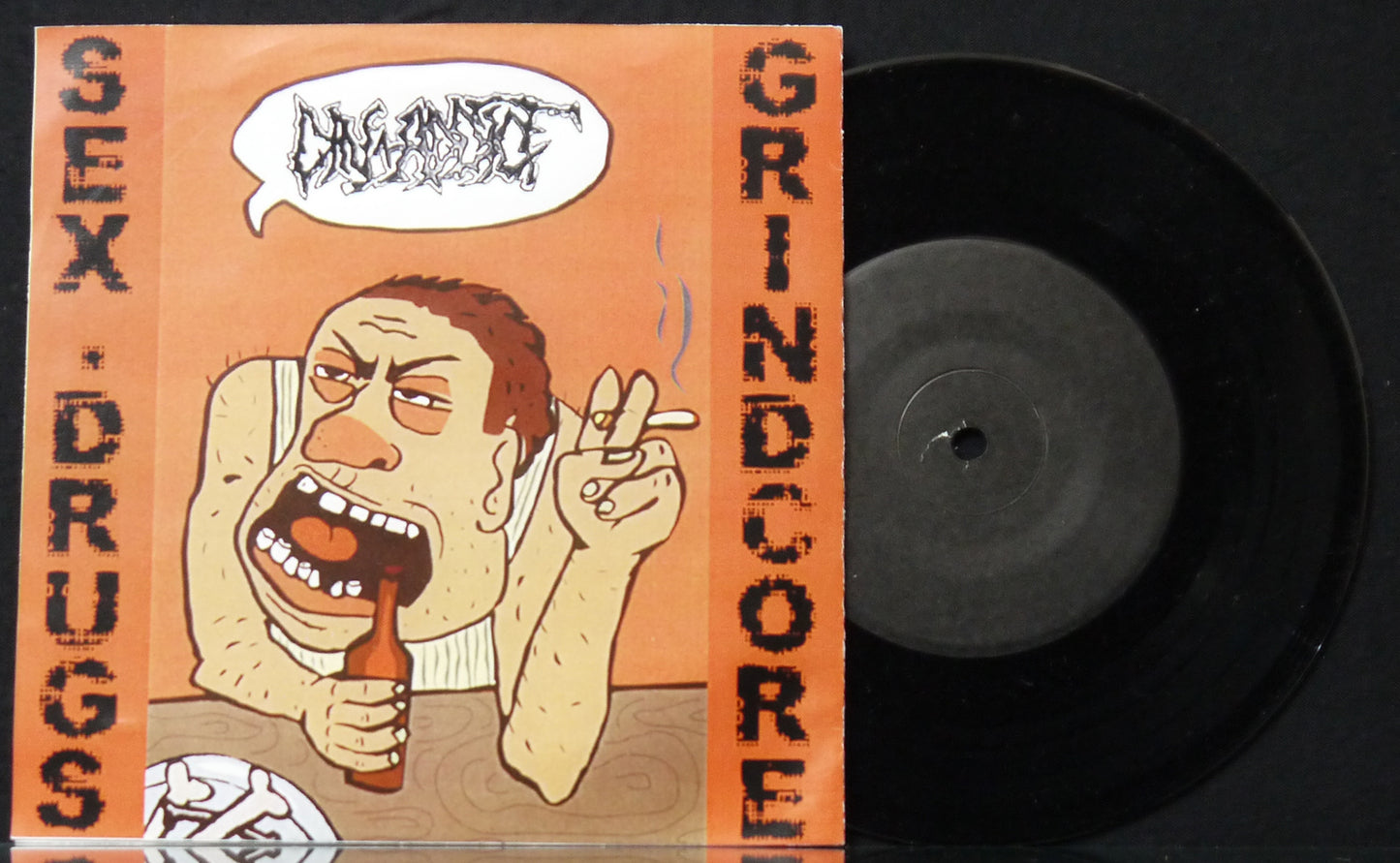 DIN-ADDICT / EMBALMING THEATRE - Split 7"