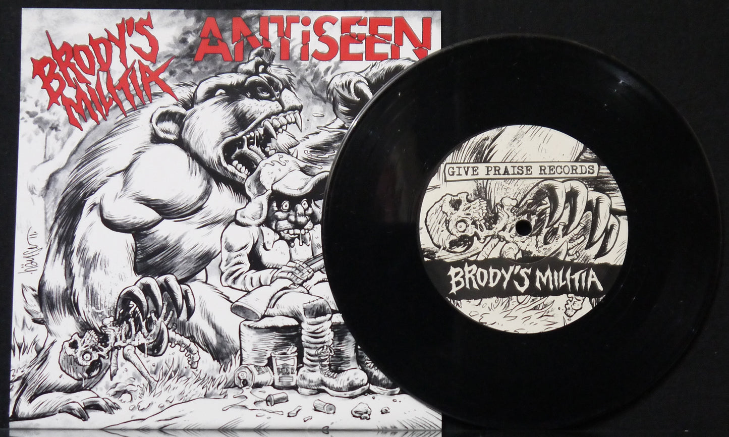 BRODY'S MILITIA / ANTISEEN - Split 7"