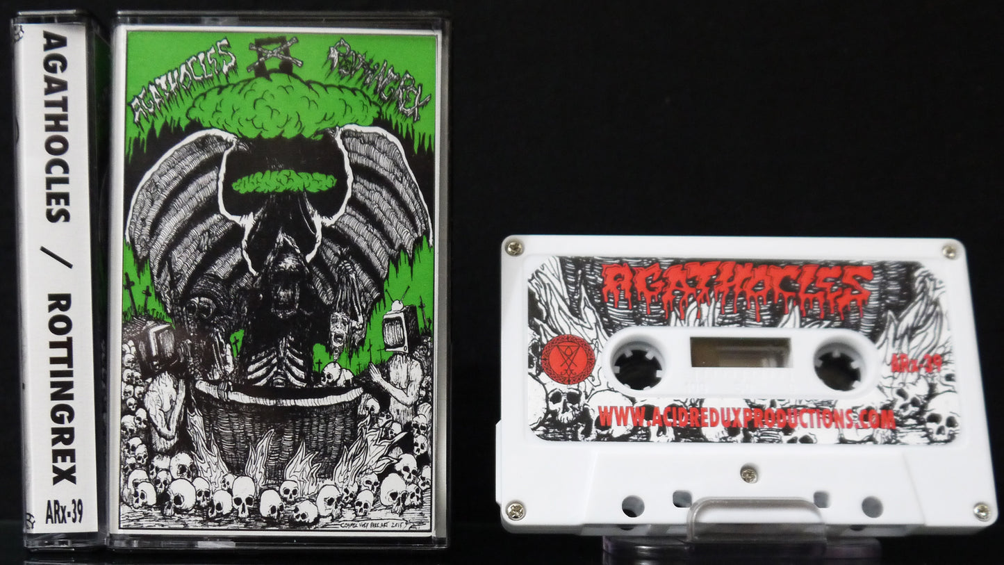 AGATHOCLES / ROTTINGREX - Split Tape