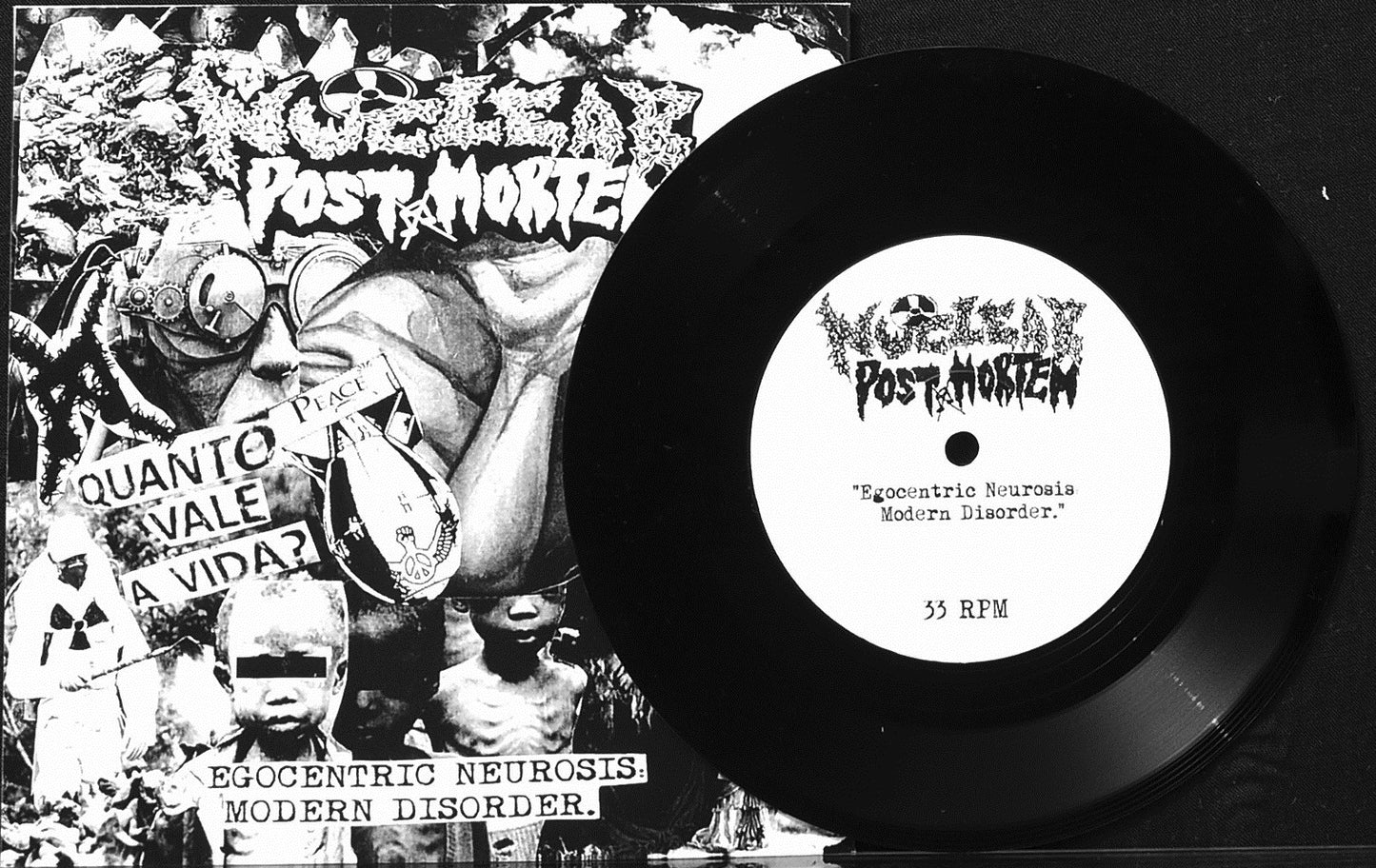 NUCLEAR POSTMORTEM / AMUSIA - Split 7"