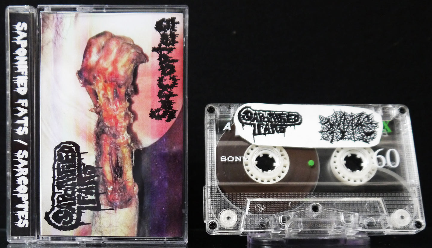 SAPONIFIED FARTS / SARCOPTES - Split Tape