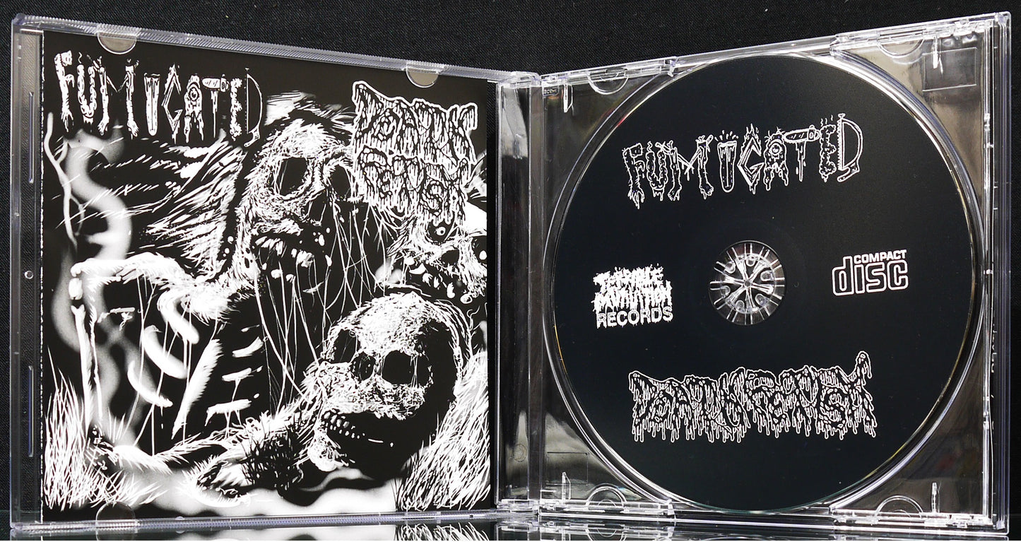 FUMIGATED / DEATH FETISH - Split CD