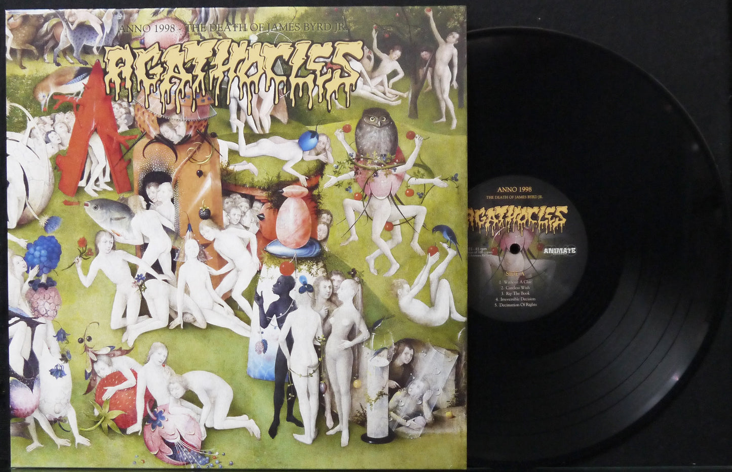 AGATHOCLES - Anno 1998 - The Death Of James Byrd Jr. 12"