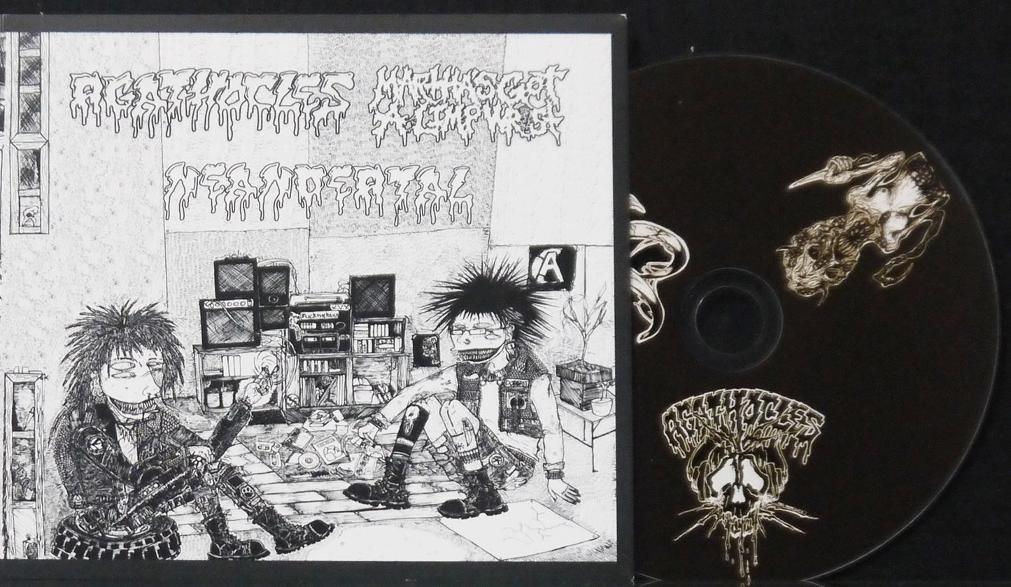 AGATHOCLES / MARTHA'S GOT A LIMP WRIST / NEANDERTHAL - 3 Way Split CD