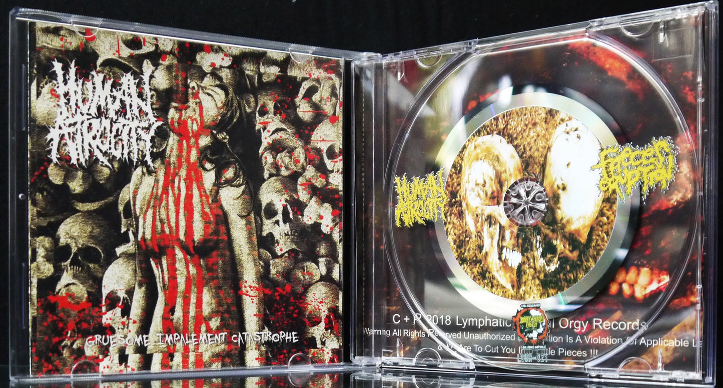 HUMAN ATROCITY / FAECES ERUPTION - Split CD