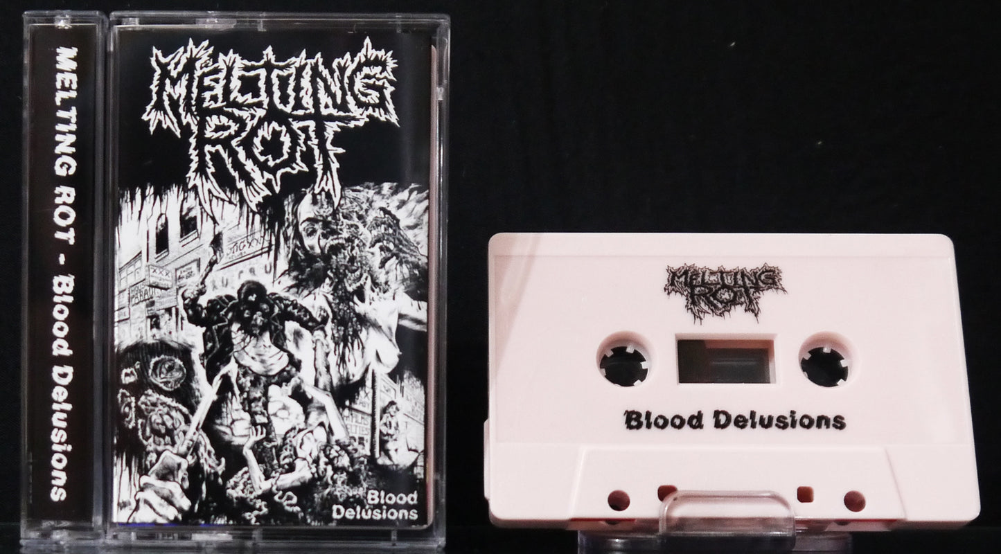 MELTING ROT - Blood Delusions MC Tape - Euro Version