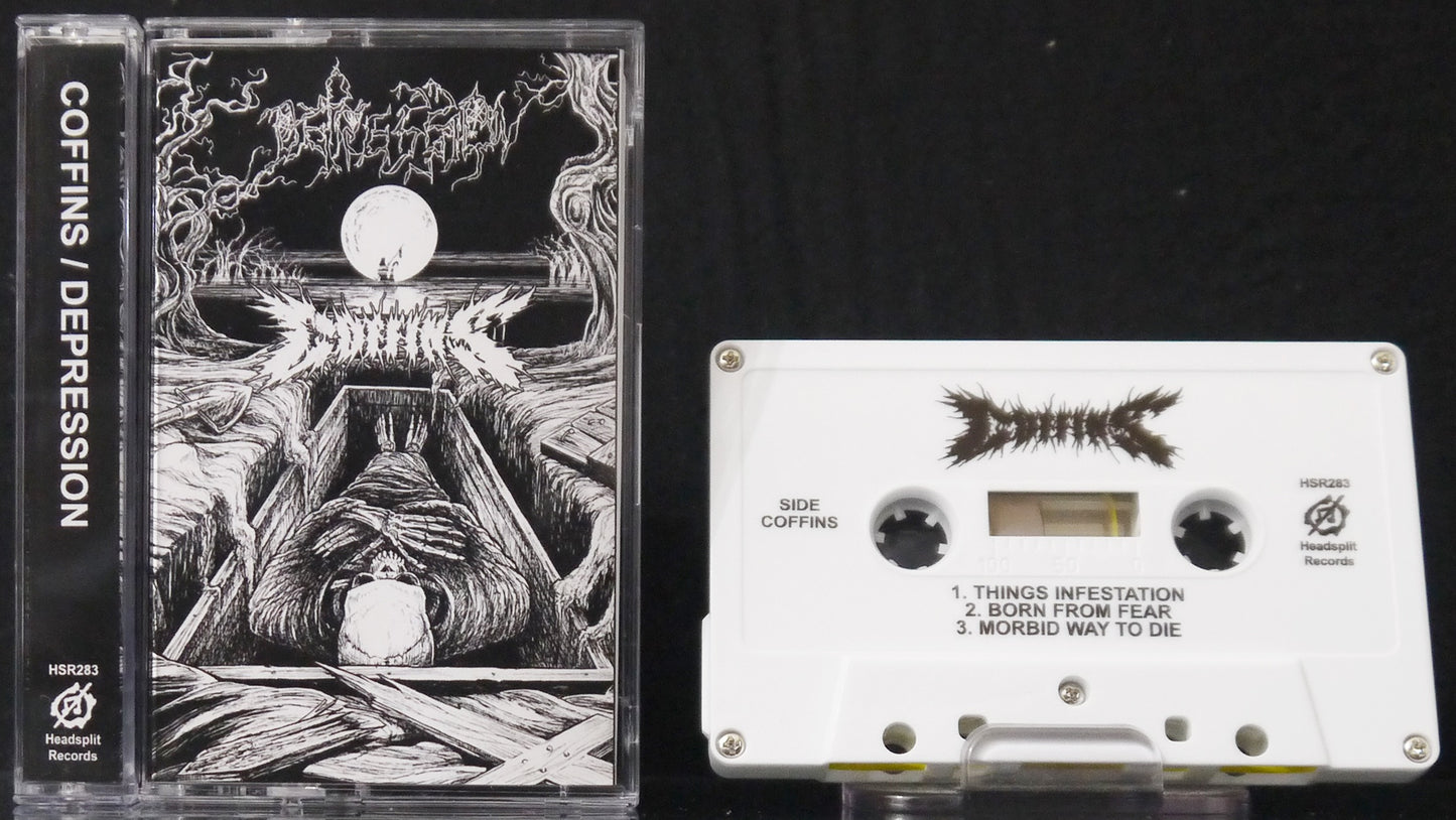 COFFINS / DEPRESSION - Split Tape