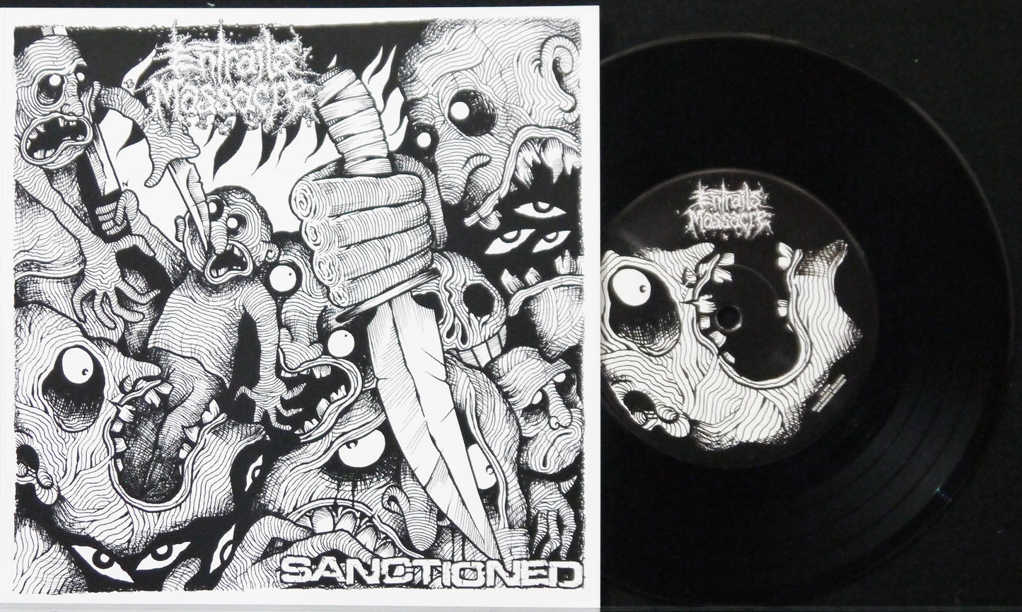 ENTRAILS MASSACRE / SANCTIONED - Split 7"