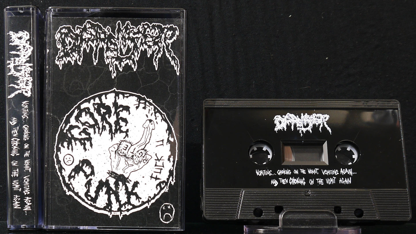 DISPENSER - Vomiting... Choking On The Vomit,Vomiting Again... And Then Chocking On The Vomit Again MC Tape