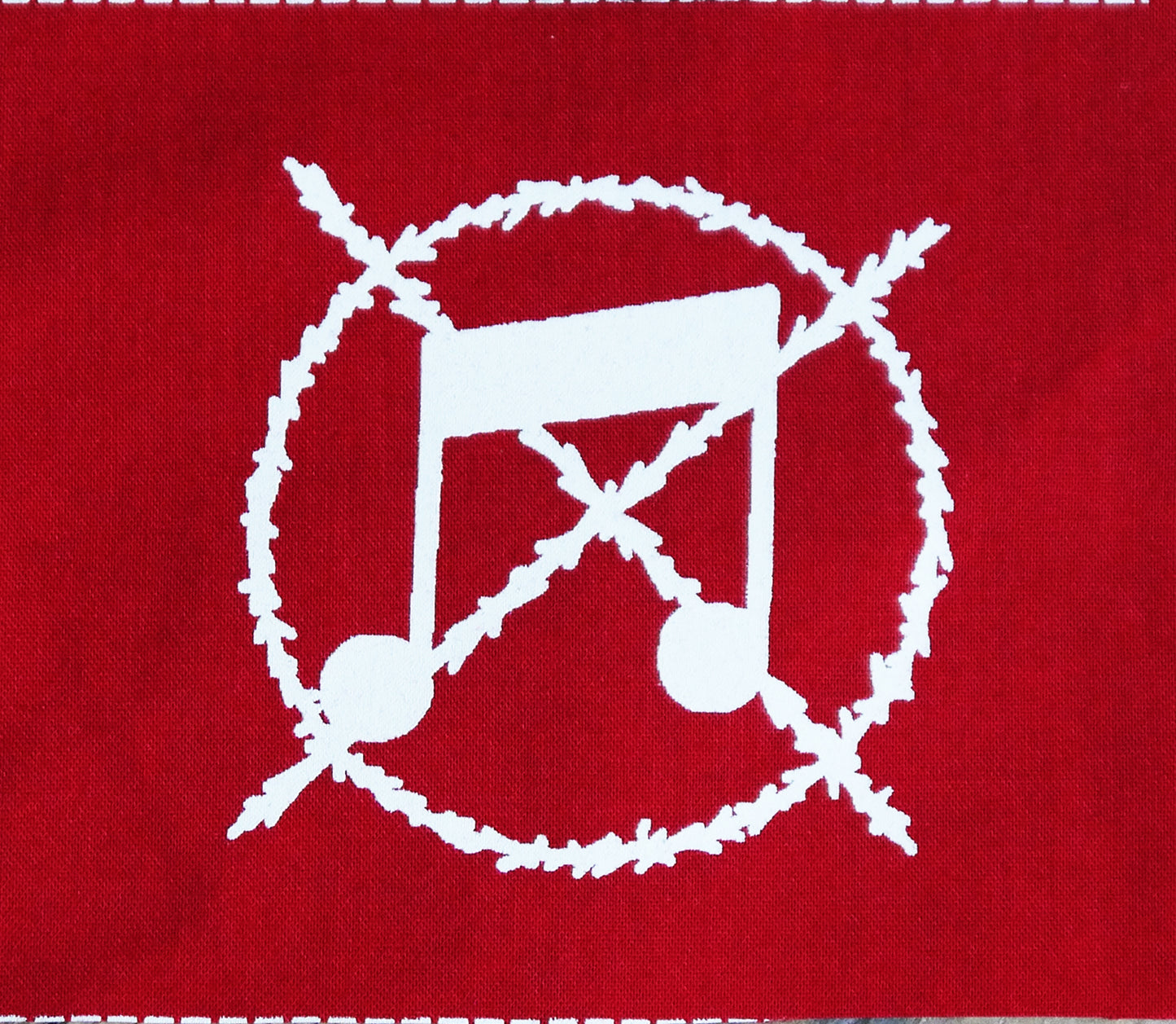ANTI-MUSIC SYMBOL - Patch (variant II)