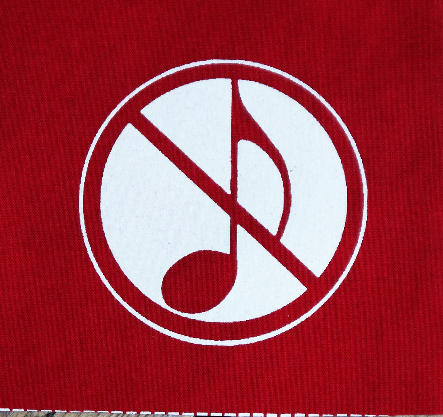 ANTI-MUSIC SYMBOL - Patch (variant I)