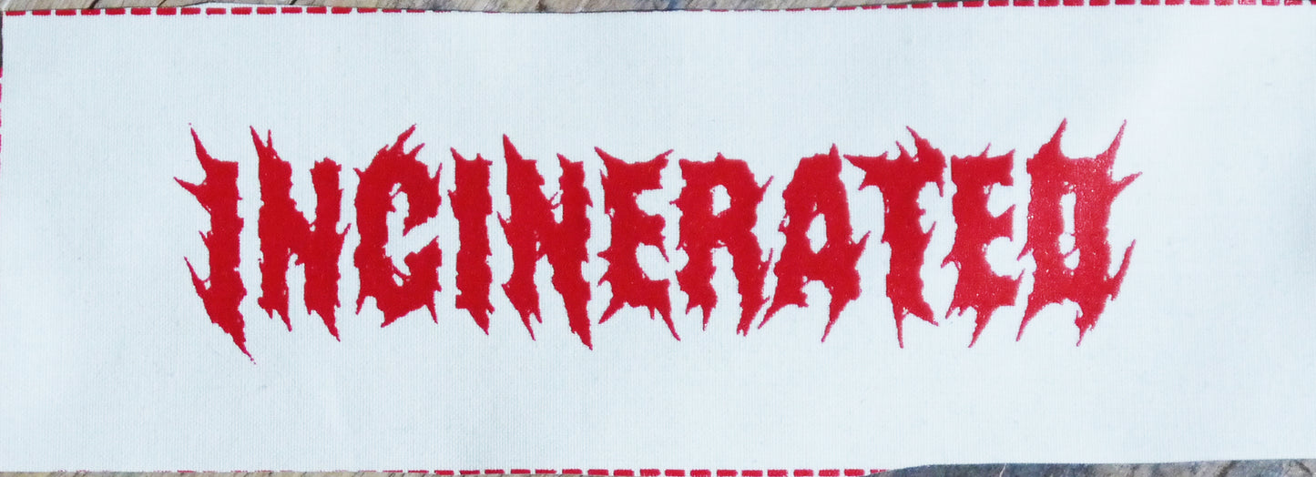 INCINERATED - Logo Patch