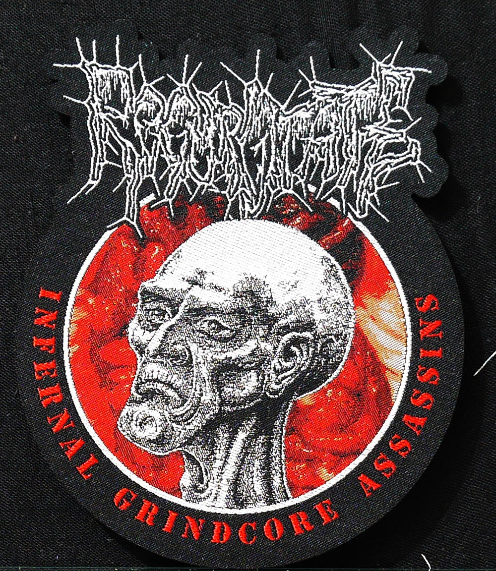 REGURGITATE - Infernal Grindcore Assasins Woven Patch