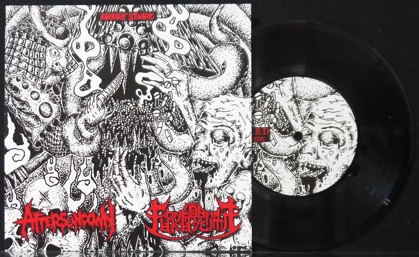 AFTERSUNDOWN / ONE DAY IN FUKUSHIMA - Split 7"