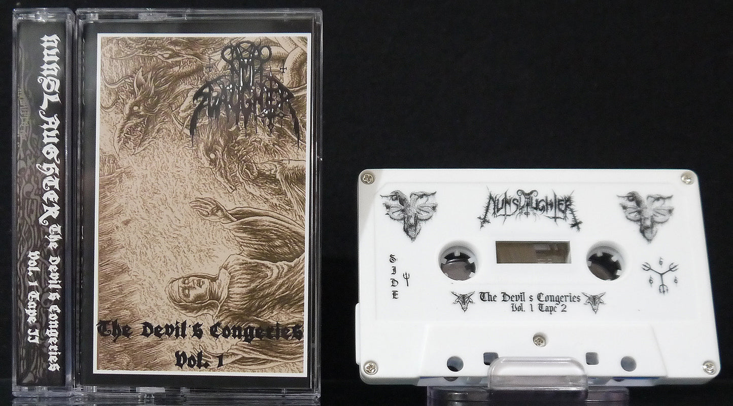 NUNSLAUGHTER - The Devil's Congeries Vol. 1 2xMC Tape