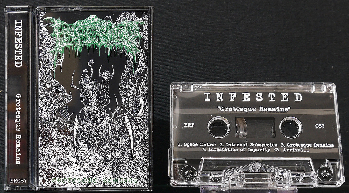 INFESTED - Grotesque Remains MC Tape